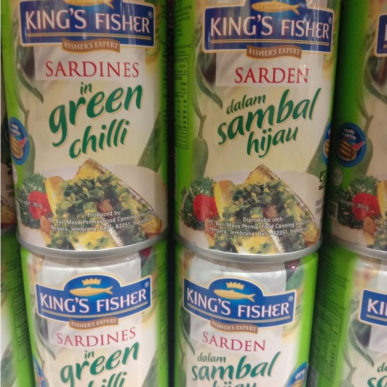 

King's Fisher Sarden Sambal Hijau 155 gr