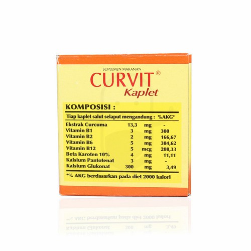 Curvit 5 x 10 Kaplet | Curvit Syrup 60 ml