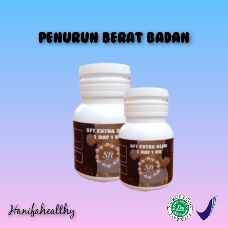 [TERLARIS] Pelangsing Badan | Penurun Berat Badan | SFT Extra Slim 1 day 1 kg
