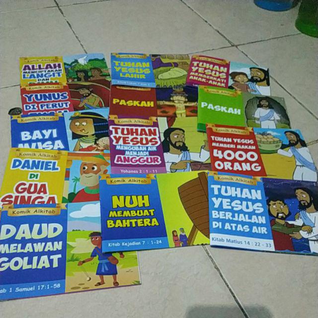 Komik Alkitab Tuhan Yesus Memberkati Anak-Anak | Shopee Indonesia