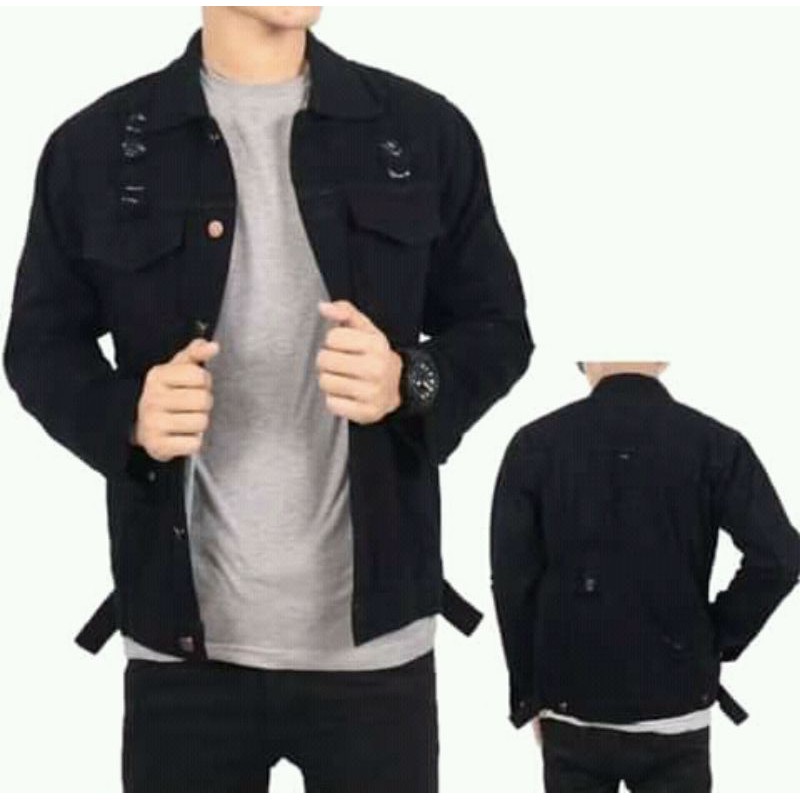 jaket jeans sobek jaket pria jaket denim jaket sobek