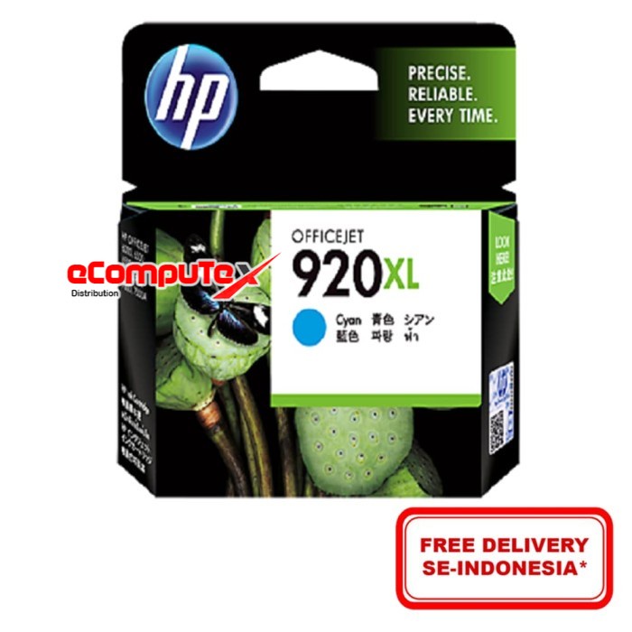 CARTRIDGE HP 920 XL CYAN / TINTA CATRIDGE HP920XL CYAN ORIGINAL - RESMI