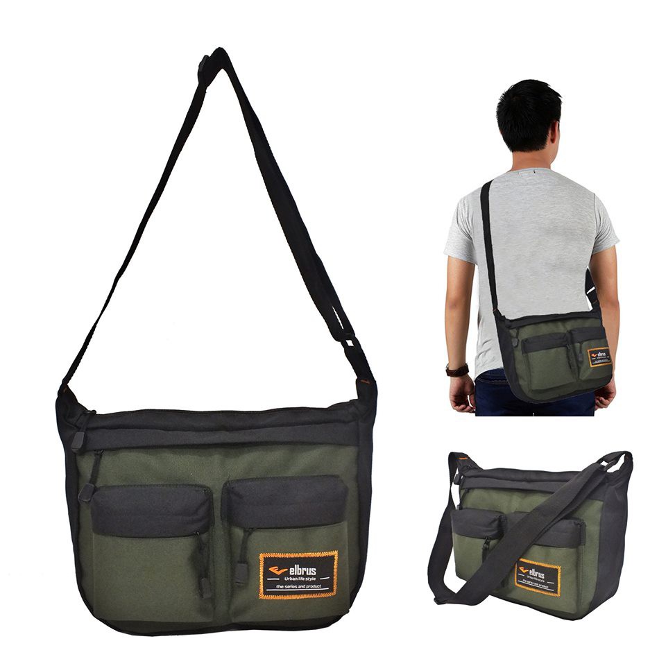 tas slempang/waist bag 7027 B ELBRUS GREEN ARMY