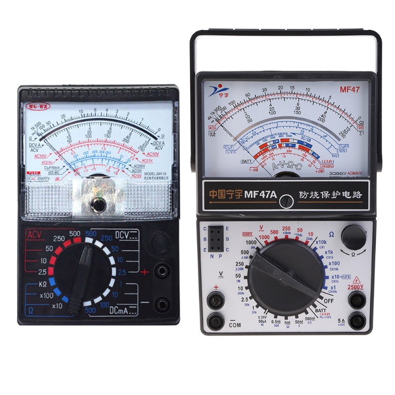 Gro Mechanical Pointer Type Multimeter Measurement AC for DC Ohmmeter MF47 / JO411 Tes