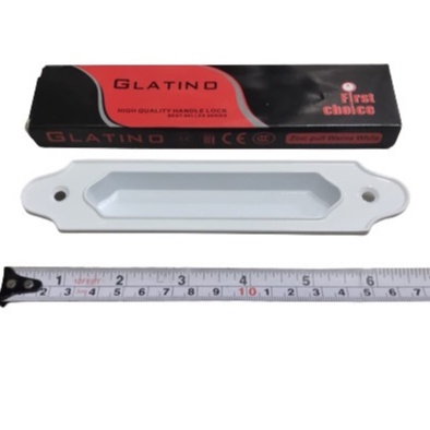 TARIKAN PINTU TANAM WHITE/Handle Handel Tarikan Laci Lemari Tanam Besi/TARIKAN PINTU DORONG GESER TA