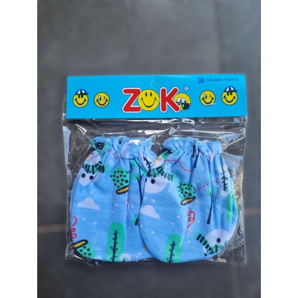 1 Set Sarung Tangan Bayi Sarung Kaki Bayi Unisex Bahan Katun Y-Lin