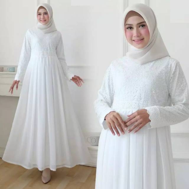 CANAYA WHITE DRESS SIZE M L XL BEST PRICE BEST QUALITY