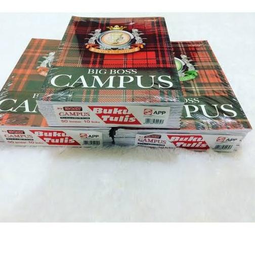 

1 Pack Isi 10 Pcs Buku Tulis Big Boss Campus 50 Lembar ..