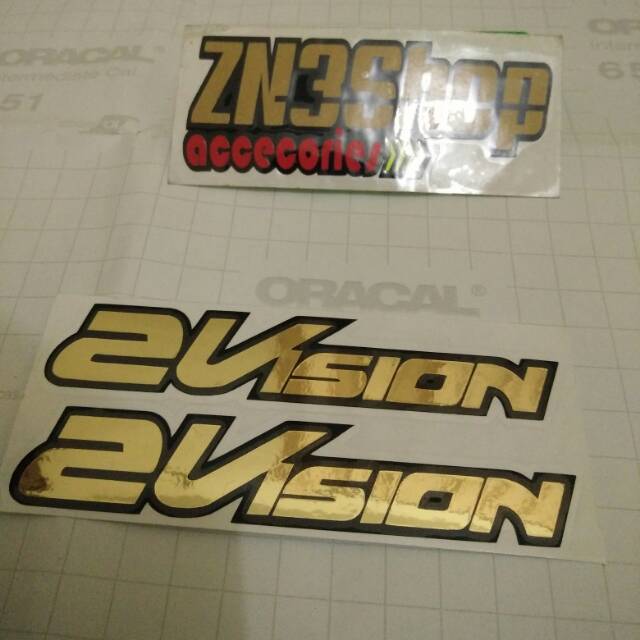 Cutting stiker 2vision crom set