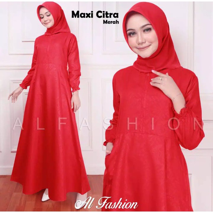 gamis EMBOSS katun