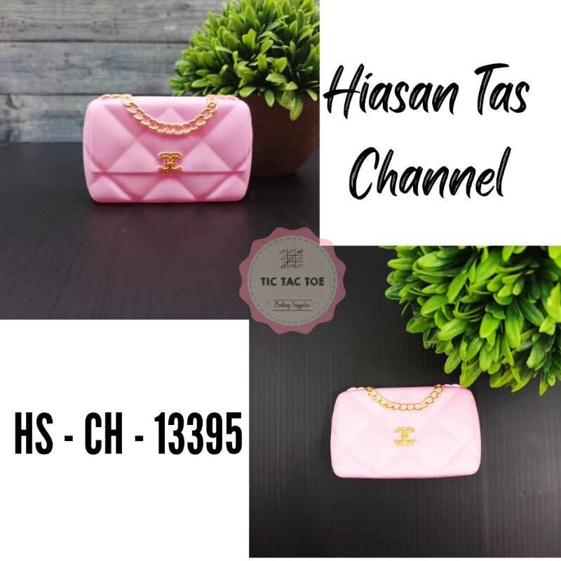 Cake Topper Hiasan Kue Miniatur Tas Branded / Cake Topper / Tas Channel