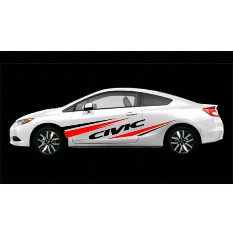 stiker mobil sedan civic city corolla soluna baleno accord semua mobil