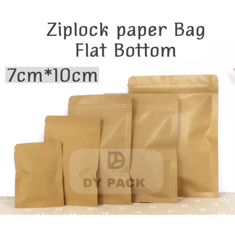 

KRAFT PAPER BAG FLAT 7x10CM 50PCS SACHET BAG ECO PACKAGING