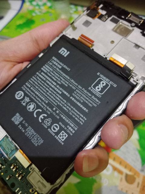 BATERAI BATRE BATTERY XIAOMI REDMI NOTE 4 / NOTE 4X BN43 ORIGINAL ASLI COPOTAN