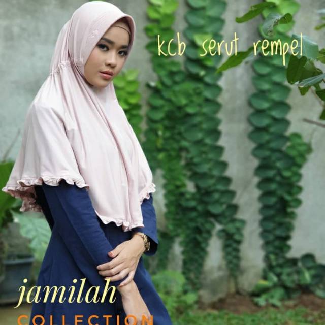 Jilbab Jamilah KCB Serut Rempel
