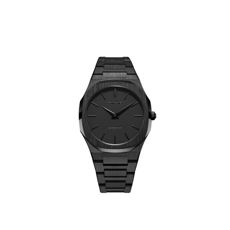 Jam Tangan Pria D1 Milano Ultra Thin Bracelet 40 MM - Shadow Project D1-UTBJSH