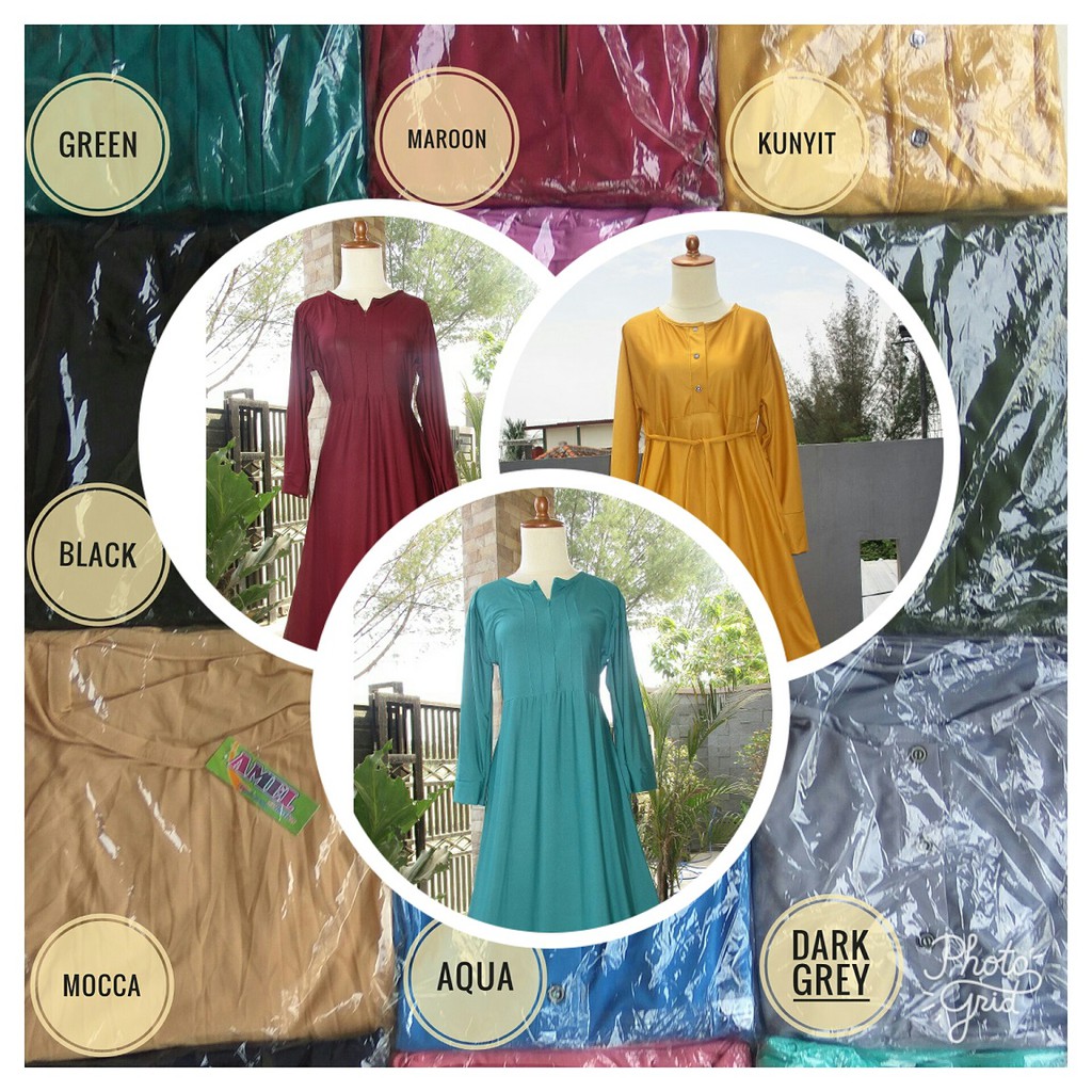 TERLARIS JERSEY NON BERGO BUSUI (POLOS) /MINIMAL ORDER 3PCS / GAMIS TERBARU / MOTIF TRENDY MASA KINI
