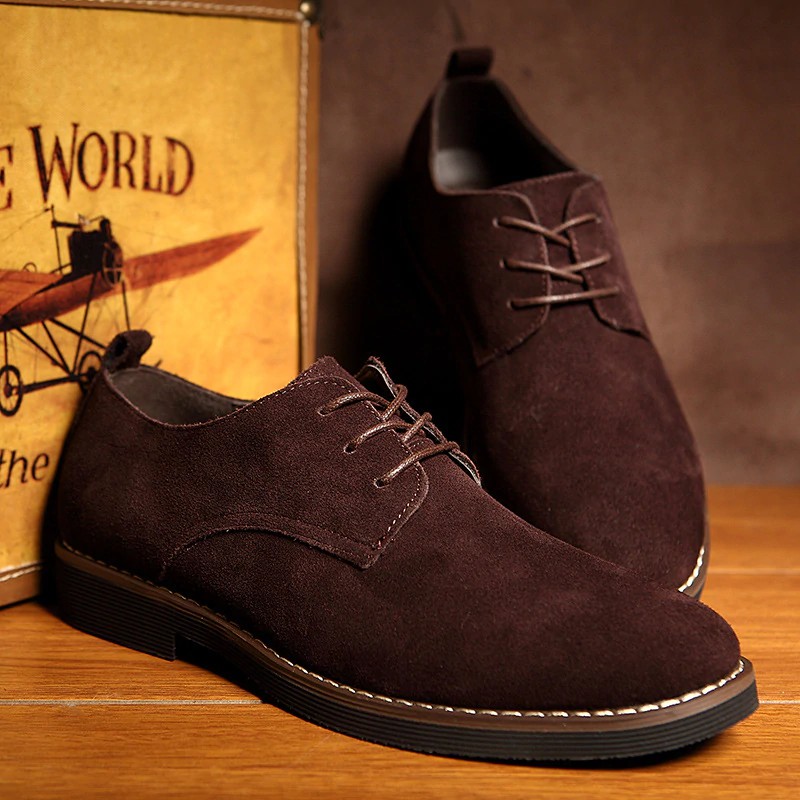 mens brown casual leather shoes