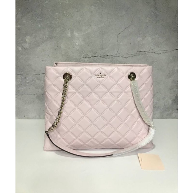 Kate Spade Natalia Tote Quilt Chalk Pink Size 32x25x7