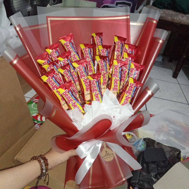 

Buket Beng beng/Buket Wisuda/Gift Wisuda/Buket Snack