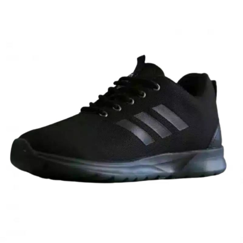 Sepatu Adidas/full black Sepatu Sekolah/sepatu pria/sepatu sekolah/sepatu hitam/sepatu ket/sport