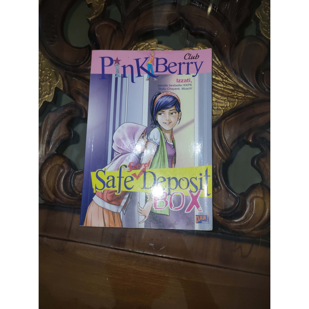 Buku Pinkberry Safe Secret Deposit Box