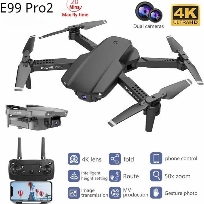 Drone E99 Pro 2 Dual Camera FPV 4K