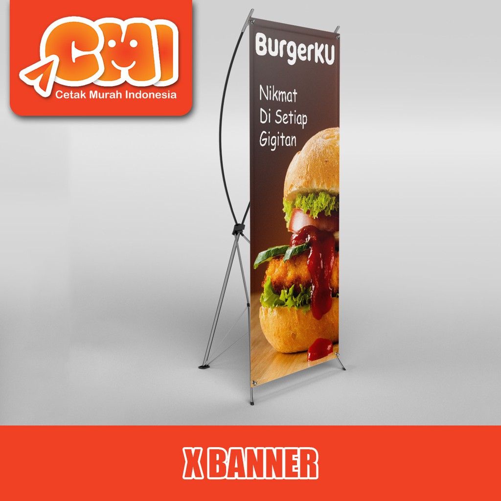 Cetak X Banner Standing Banner X Cm Shopee Indonesia