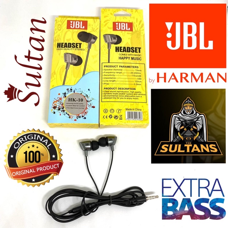 PROMO HANDSFREE HK10 EXTRABASS STERE HEADSET MUSIC ASIK GASS TERUSSS