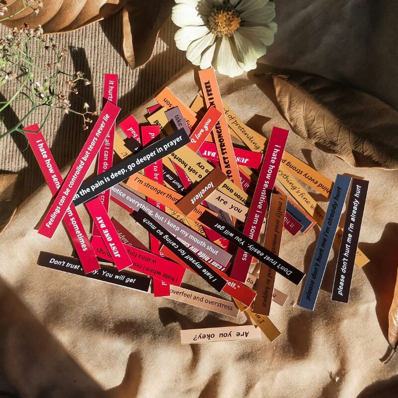 

[DAYOKEU] 40 Pcs Stiker Quotes Vintage Aesthetic Tumblr Bujo Stiker Untuk Dekorasi Journall