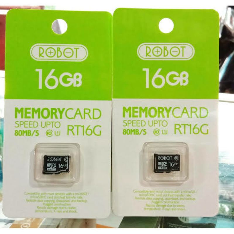 Memori Card ROBOT 16GB CLASS 10