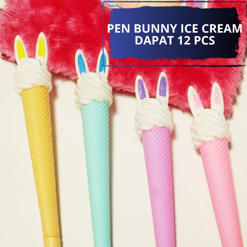 

SELUSIN PEN BUNNY ICE CREAM GEL PEN KARAKTER MURAH PENA BOLPEN BUBBLE TEA PEN BOBA MURAH ALAT TULIS