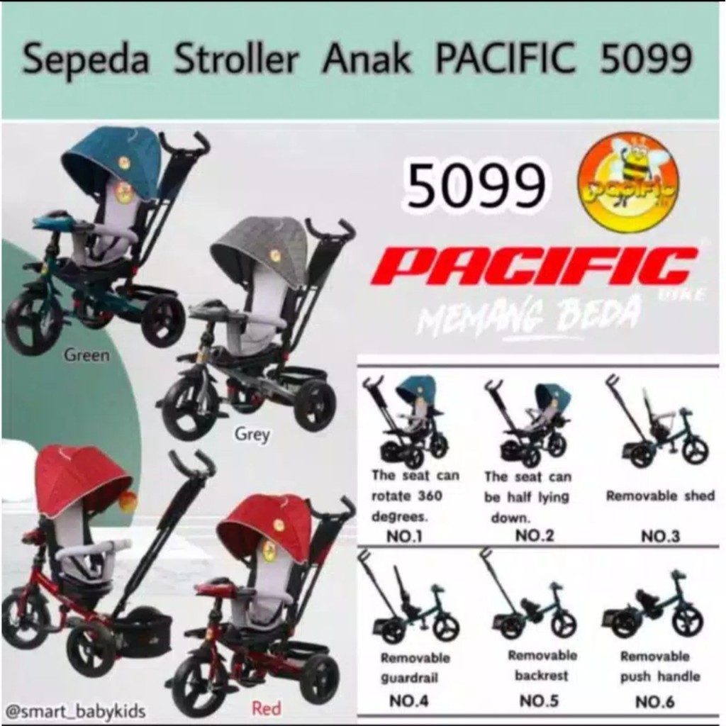Sepeda Stroller Pacific 5099