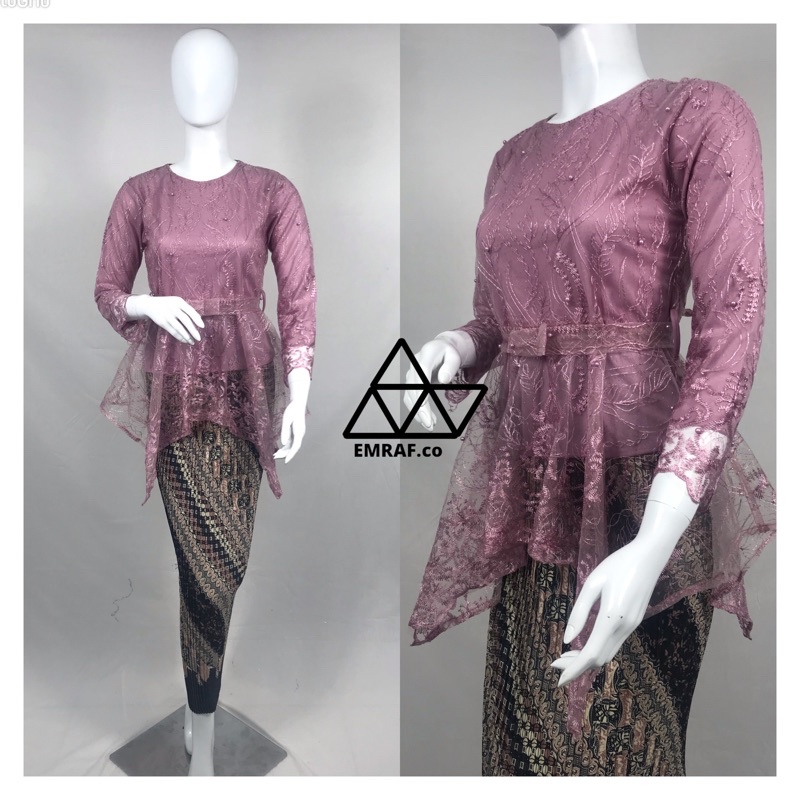 Kebaya Tunik / Tunik Brokat / Kebaya Modern / Kebaya tile / Kebaya Favorite / Batik Couple