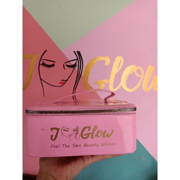 Jglow / beautycase jglow/Tas selempang jglow / tas jglow / cermin jglow / pouch jglow / jglow/