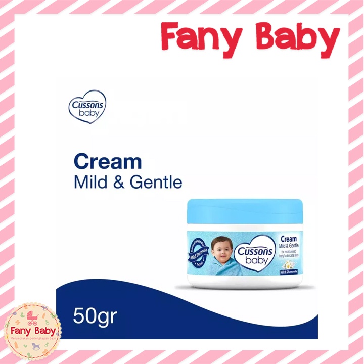 CUSSONS BABY CREAM MILD &amp; GENTLE 50GR