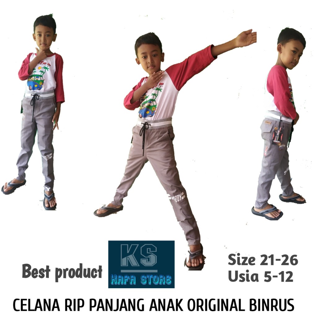 CELANA CHINO ANAK PANJANG PREMIUM QUALITY SIZE 24-26