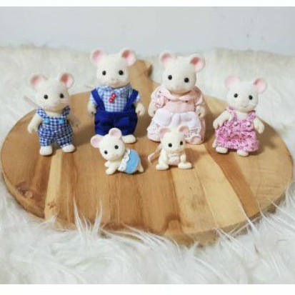 sylvanian white mouse