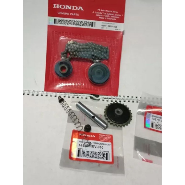 Rantai keteng, suling keteng, gir pompa oli honda grand supra x