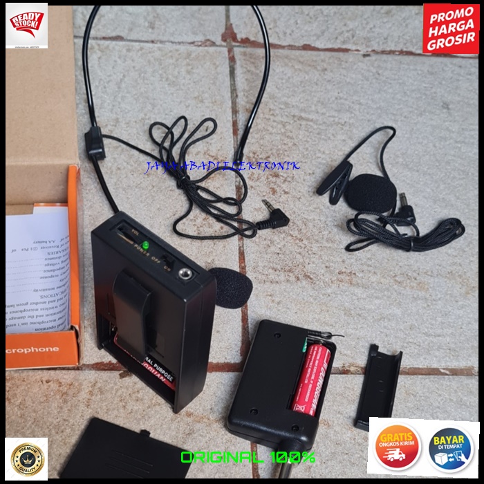 G569 MIC WIRELESS CLIP ON BANDO HEADSET DAN MIK JEPIT KLIP KERAH BAJU SINGLE VOCAL AUDIO SOUND SISTEM PANGGUNG STUDIO DJ PRO KANCING MINI SOUND BEST MICROPHONE KARAOKE ARTIS BEST PANGGUNG DYNAMIC PENGERAS JERNIH DAN SENSITIF BISA UNTUK IMAM MASJID DLL