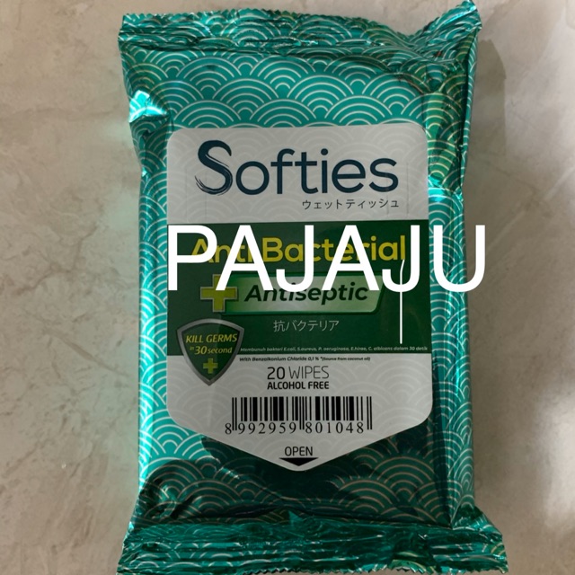 Tissue Basah Softies Anti Bacterial