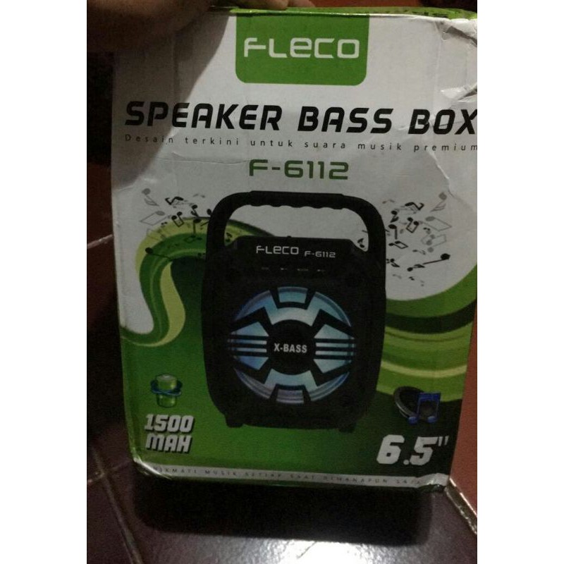 SPEAKER KARAOKE BLUETOOTH FLECO F 6112+MICROPHONE