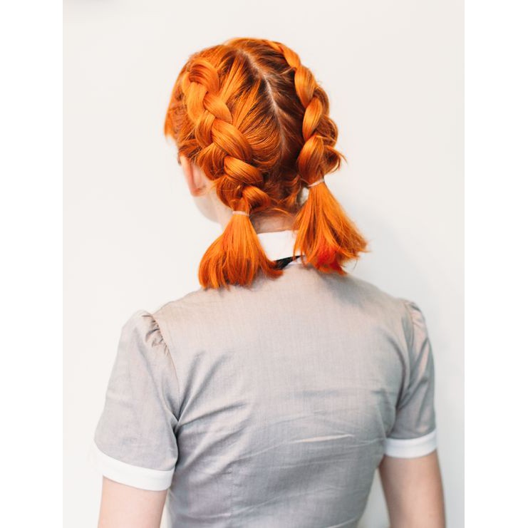 CF-OR COLORE FRESCO - ORANGE color cream cat pewarna rambut oren