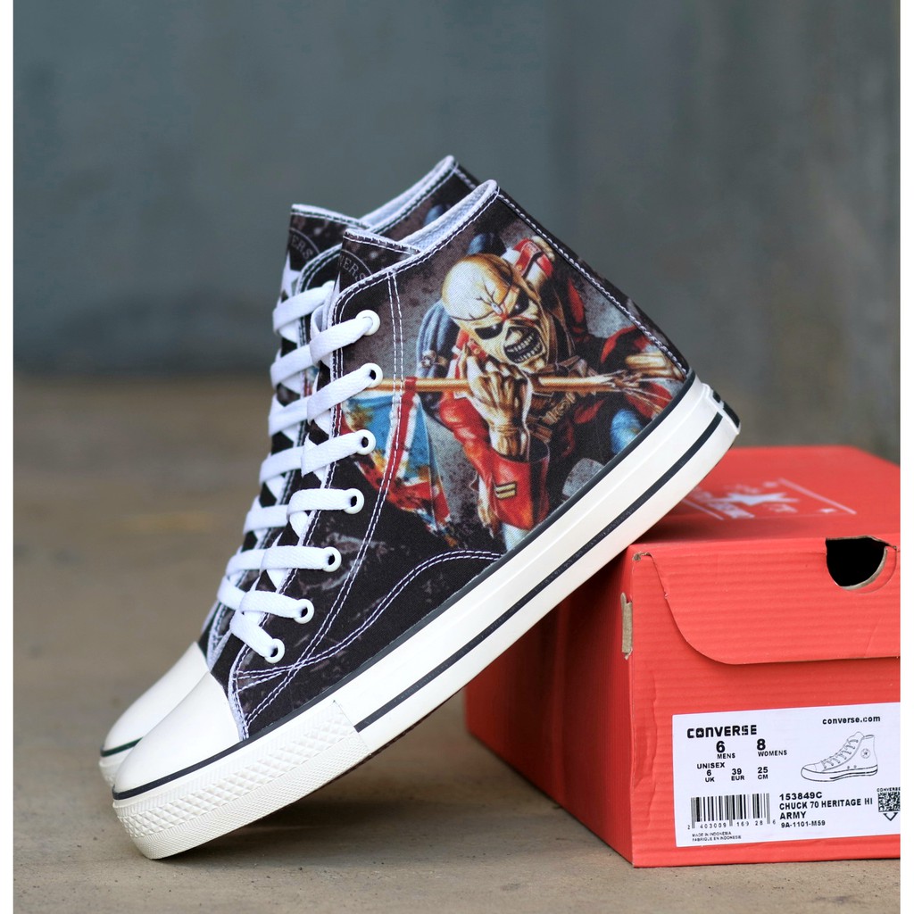 Iron maiden converse on sale all star