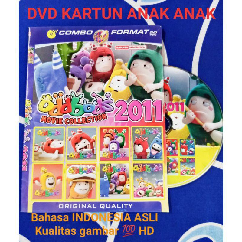 Kaset Film Animasi Oddbods Kartun Anak - Pilem Animasi - Filem Cartoon