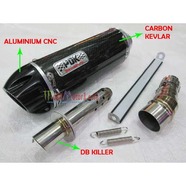 BEST PRODUCKSuper Slip On Pdk Cnc Carbon Ninja 250 Fi , Z250 Fi, Ninja 250r carbu