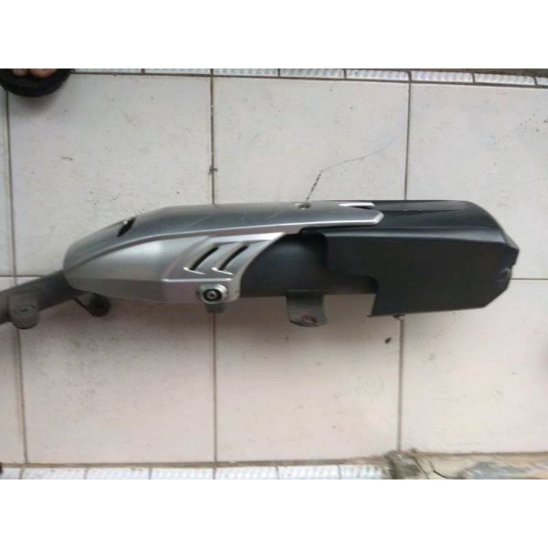 Silencer Knalpot Standar Scorpio Z new Original Copotan