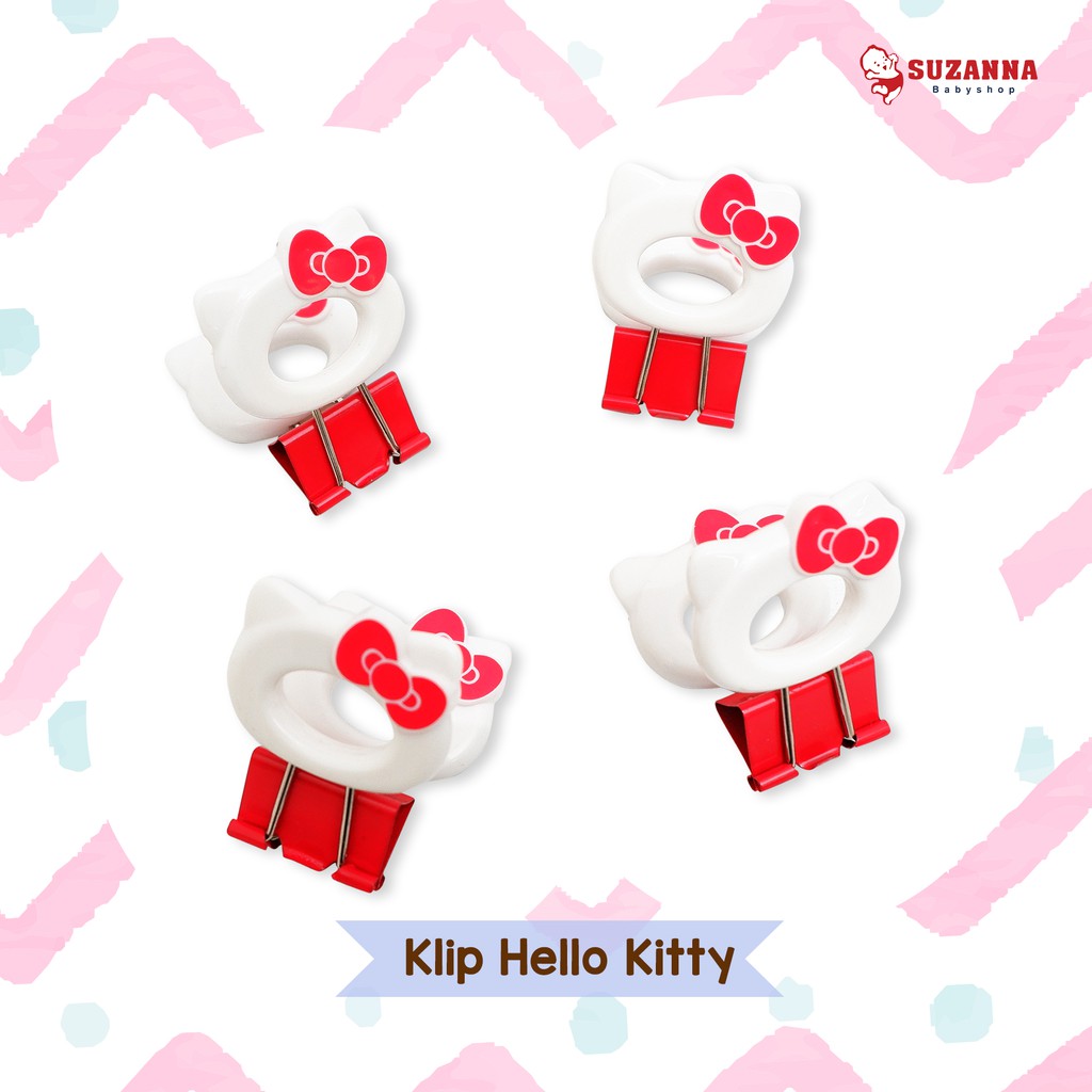 

Klip My Melody / Hello Kitty 4 pcs - Klip Kertas Paper Clip