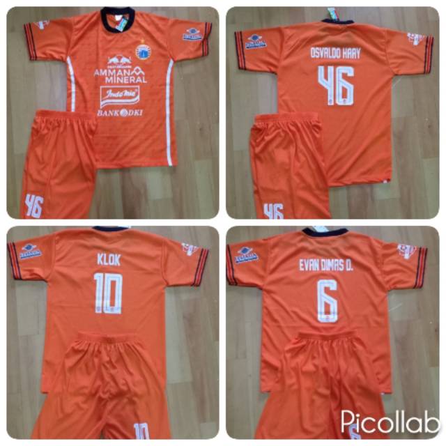 Jersey setelan anak persija