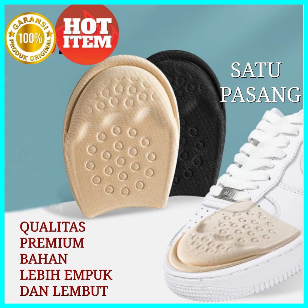 SEPASANG BANTALAN DEPAN SEPATU ALAS SEPATU KEBESARAN INSOLE SEPATU KEBESARAN AKSESORIS SEPATU BANTALAN SEPATU KEBESARAN